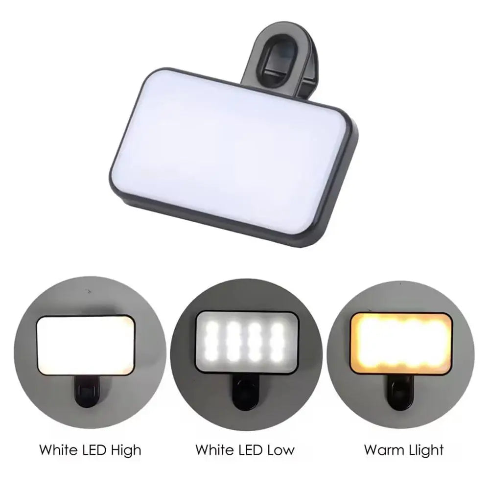 Lampe de poche LED Selfie pour Iphone Ipad Téléphone portable, ordinateur, photo Ringlight