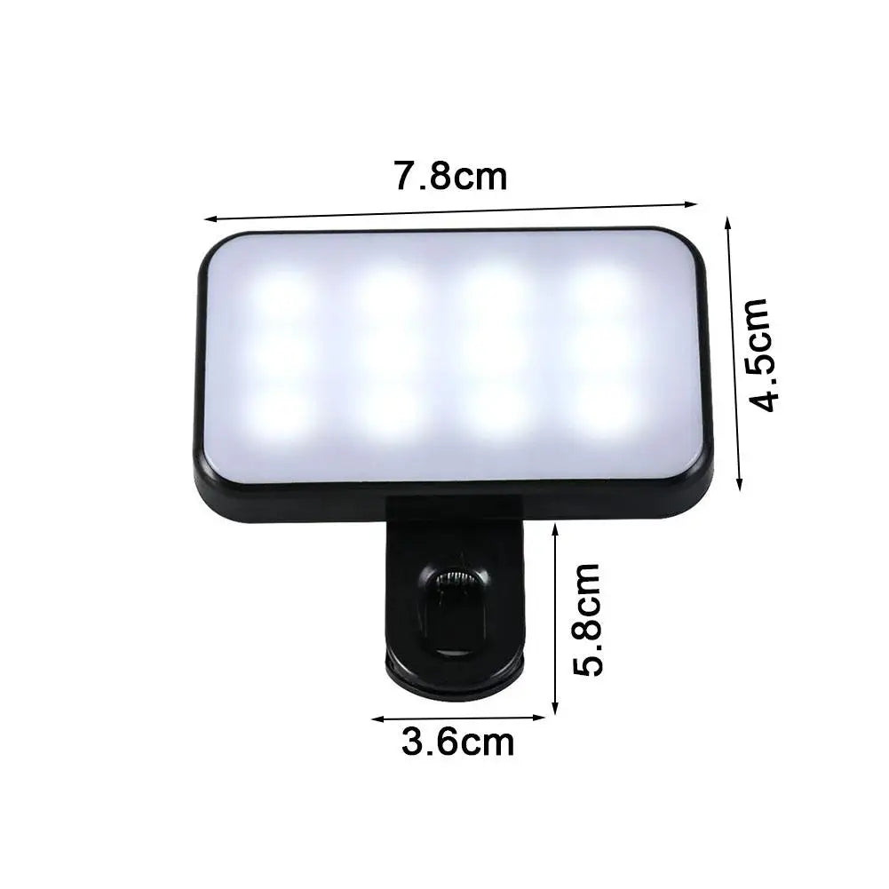 Lampe de poche LED Selfie pour Iphone Ipad Téléphone portable, ordinateur, photo Ringlight